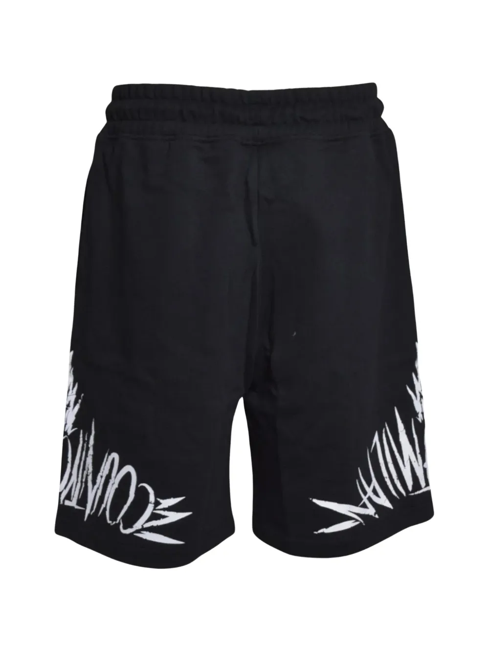 COUNTY OF MILAN Shorts met logoprint Zwart