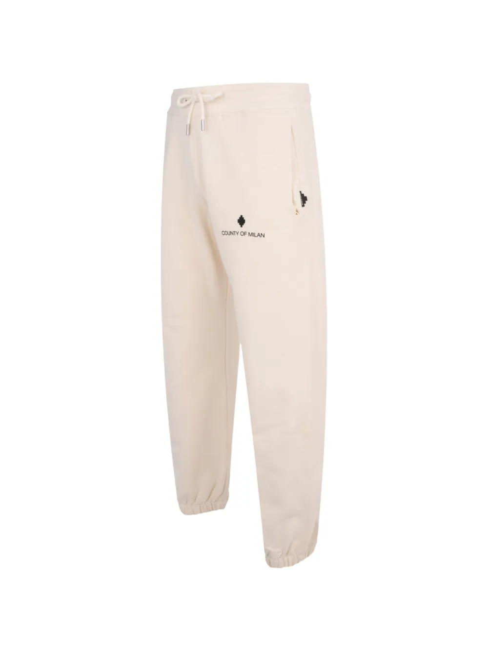 COUNTY OF MILAN Trainingsbroek met logoprint Beige