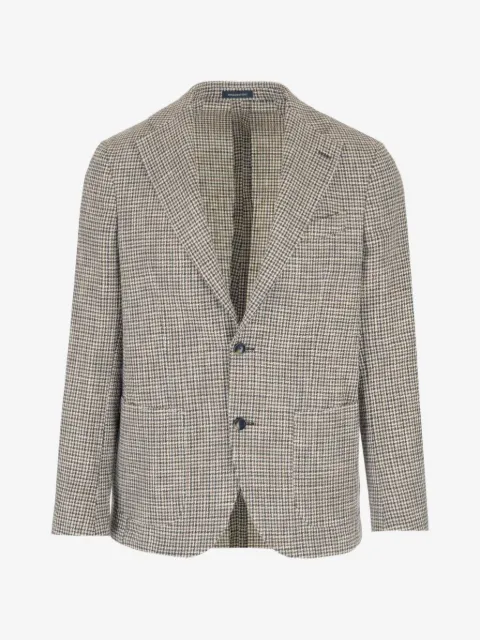 Al Duca D’Aosta 1902 veste en tweed à simple boutonnière