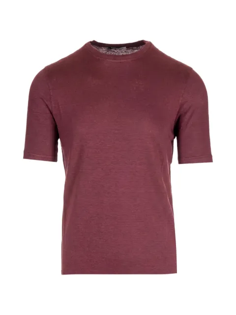 Al Duca D’Aosta 1902 crew-neck linen T-shirt