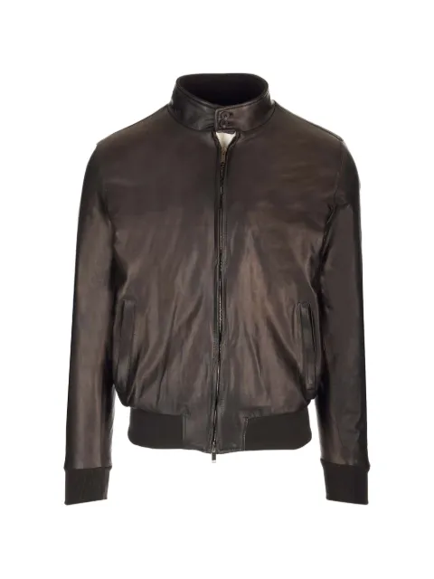 Al Duca D’Aosta 1902 leather biker jacket