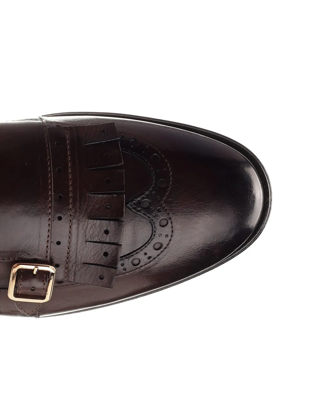corvari fringed double-buckle monk shoes Bruin