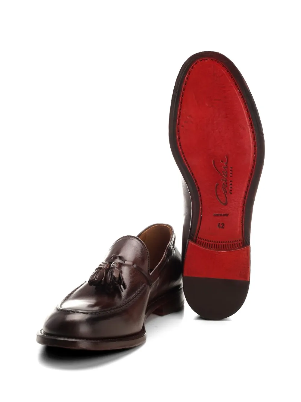 corvari tassel-detail leather loafers Bruin