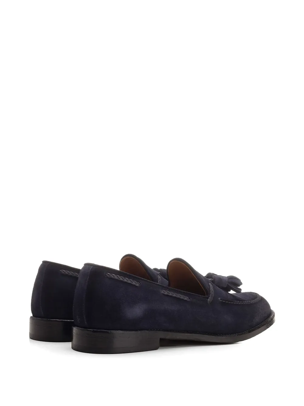 corvari Misano leather tassel loafers Blauw