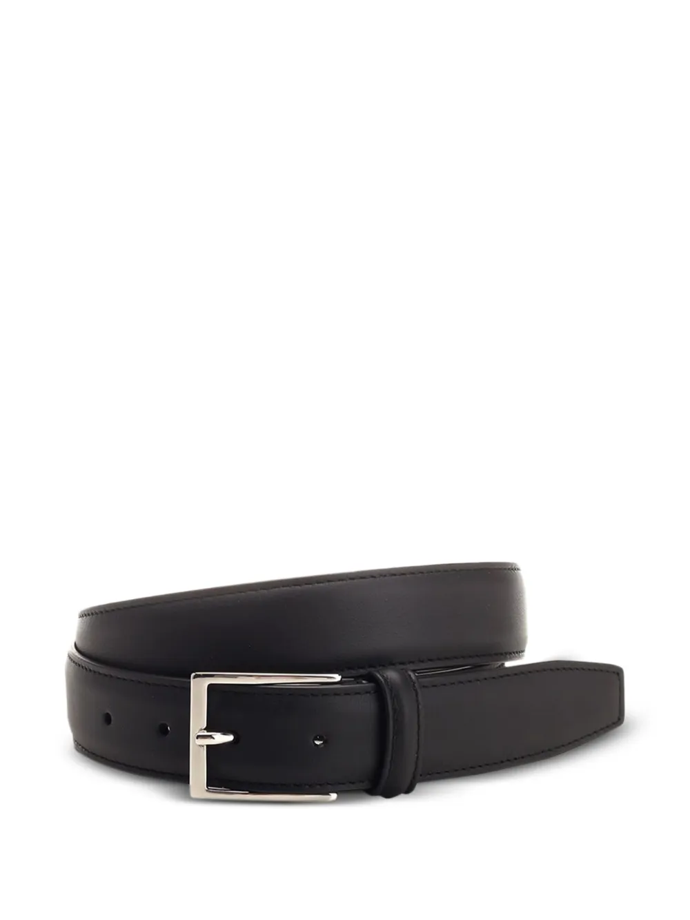 Al Duca D’Aosta 1902 leather belt - Nero