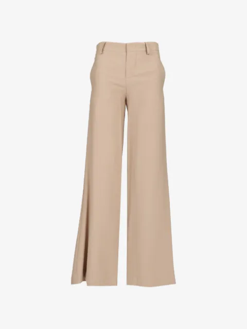 Al Duca D’Aosta 1902 Calça wide leg de sarja