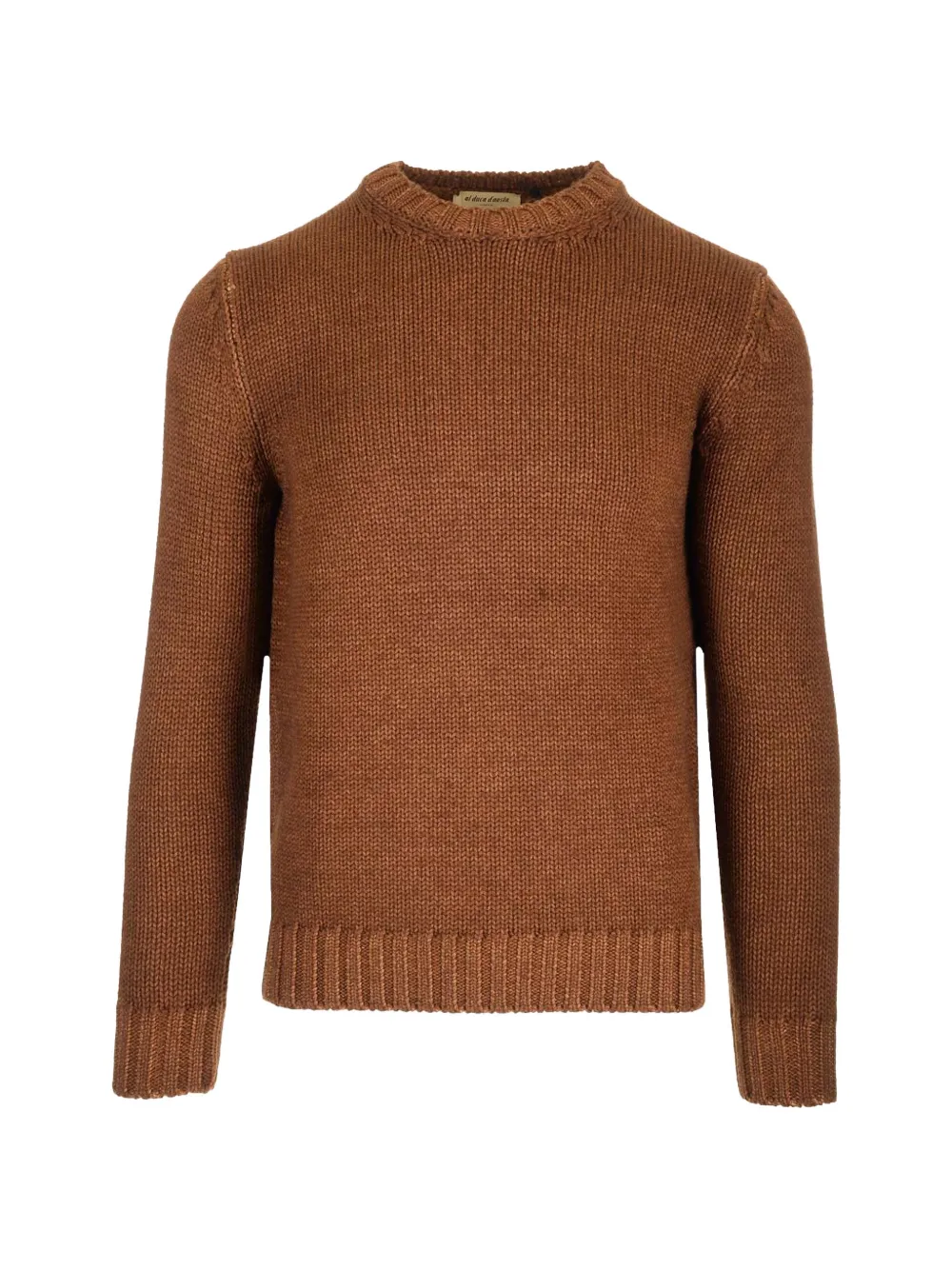 Al Duca D’Aosta 1902 chunky-knit merino-wool sweater - Marrone
