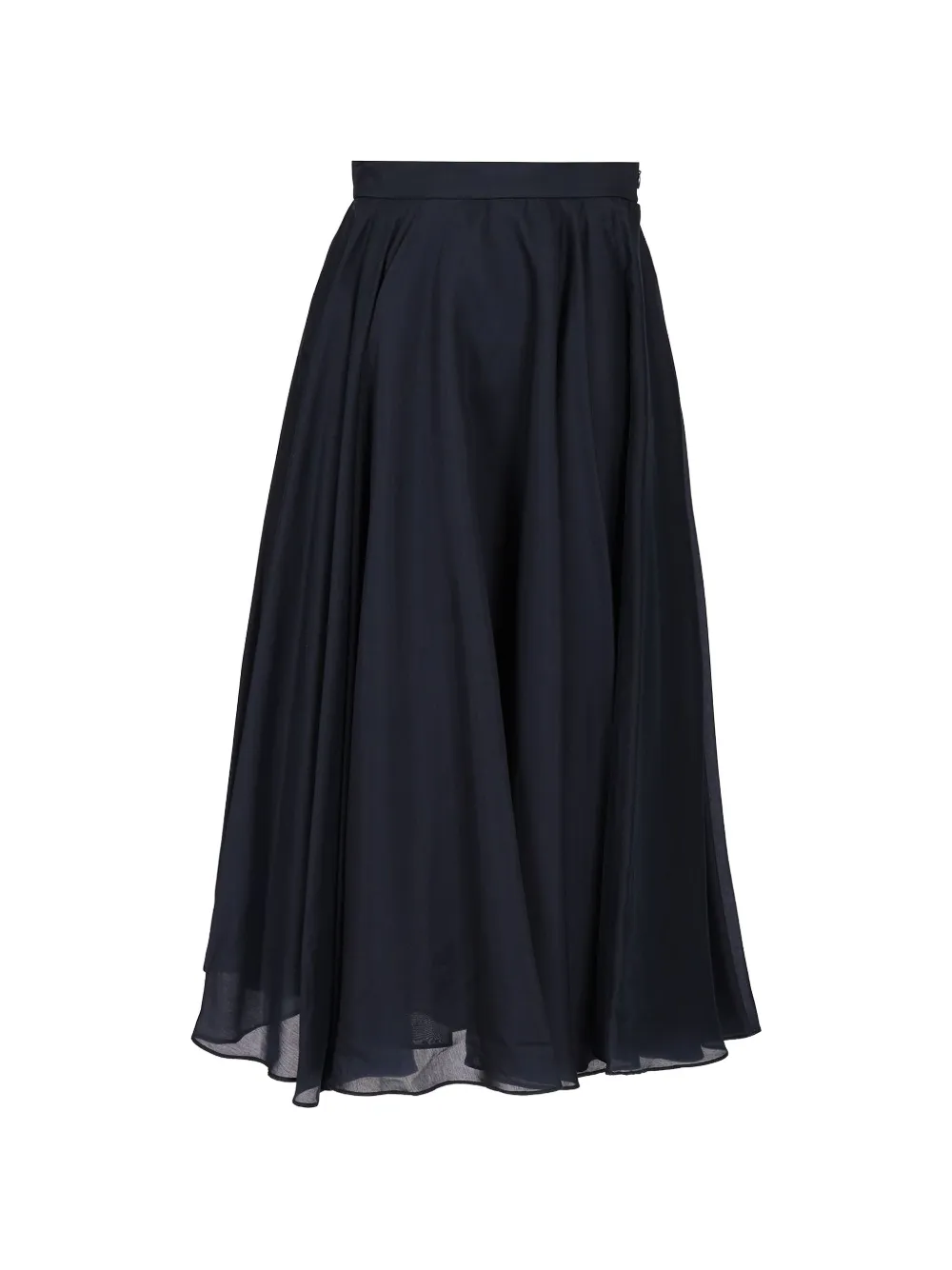 Al Duca D’Aosta 1902 pleated maxi skirt - Blu