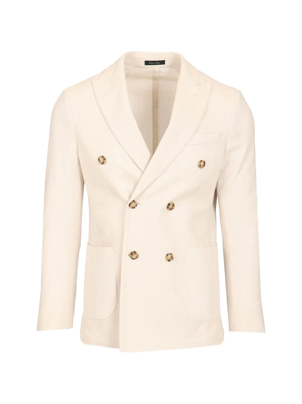 Al Duca D’Aosta 1902 double-breasted peak-lapel jacket - Toni neutri