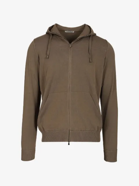 Al Duca D’Aosta 1902 zip-up drawstring hoodie