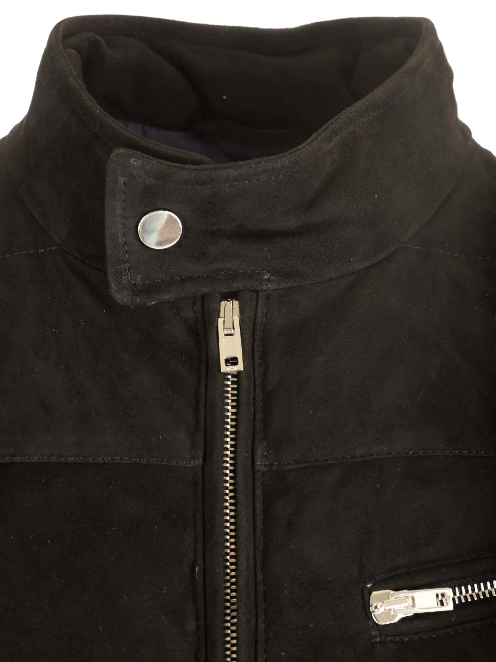 Al Duca D Aosta 1902 Suède bodywarmer Zwart