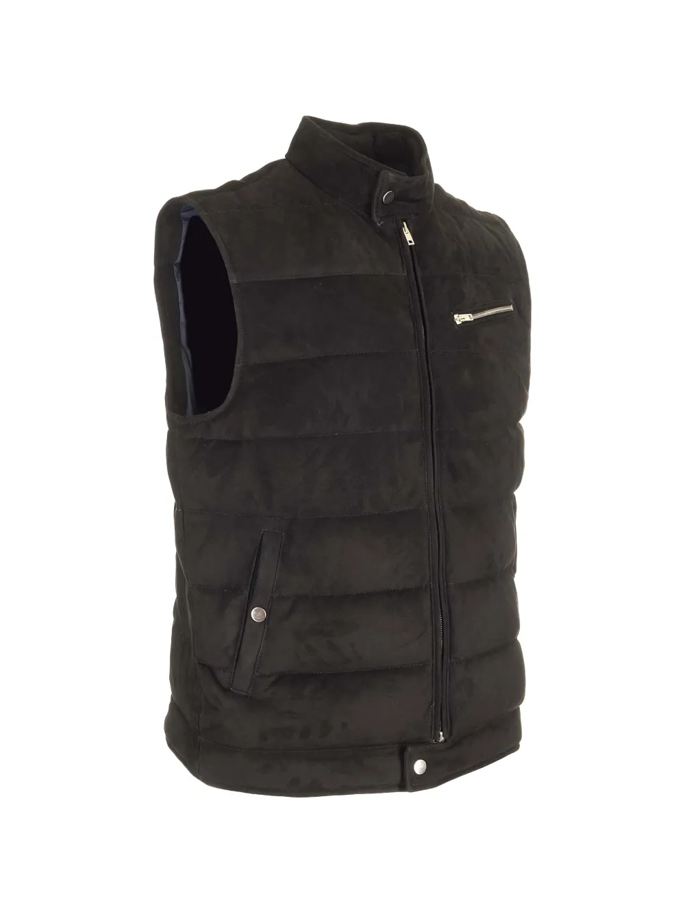 Al Duca D Aosta 1902 Suède bodywarmer Zwart