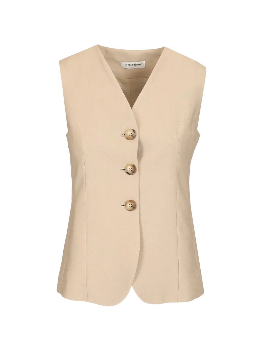 Al Duca D’Aosta 1902 twill waistcoat - Toni neutri