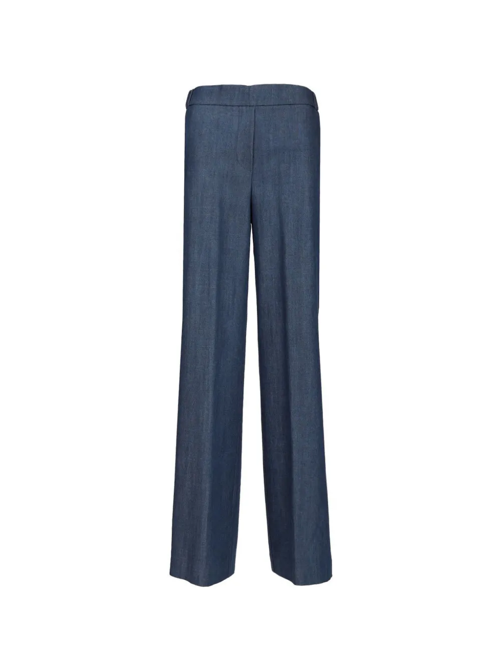 Al Duca D’Aosta 1902 chambray wide-leg trousers - Blu