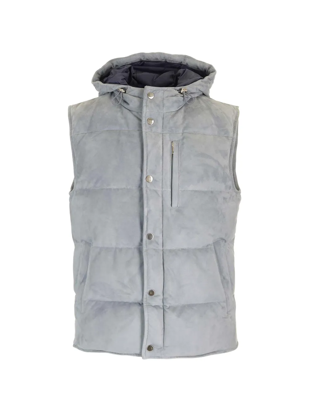 Al Duca D’Aosta 1902 padded hooded gilet - Grau