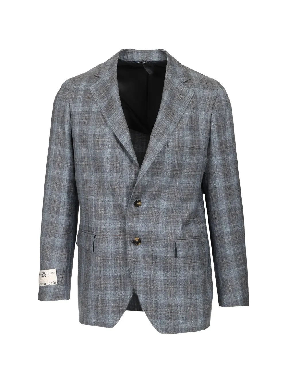 Al Duca D’Aosta 1902 Prince of Wales check jacket - Grigio
