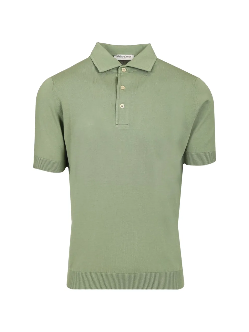 Al Duca D’Aosta 1902 short-sleeve cotton polo shirt - Verde