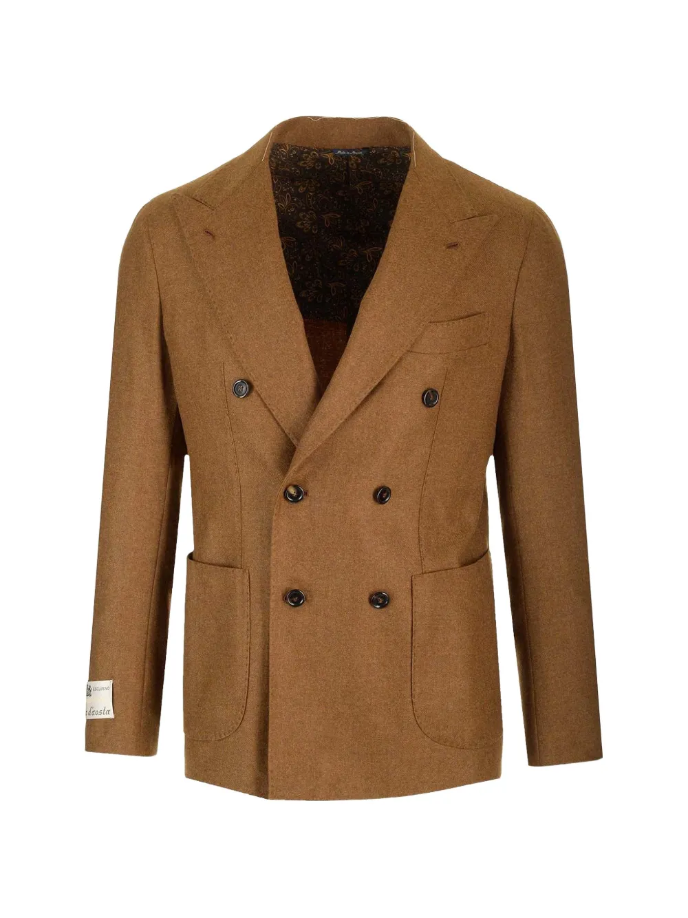 Al Duca D’Aosta 1902 double-breasted wool blazer - Marrone