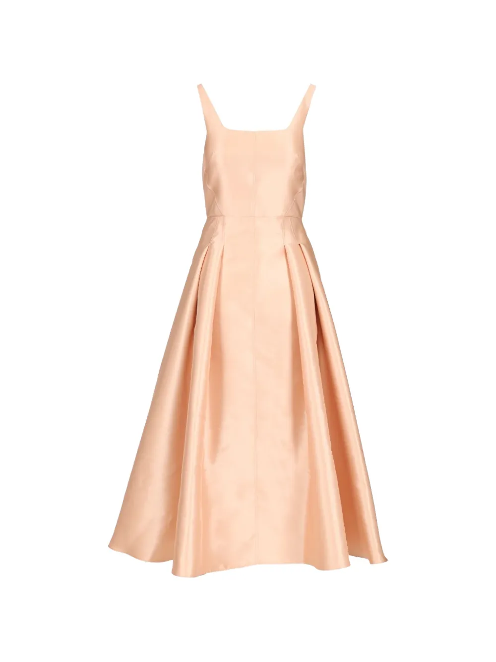 Al Duca D’Aosta 1902 square-neck mikado dress - Rosa