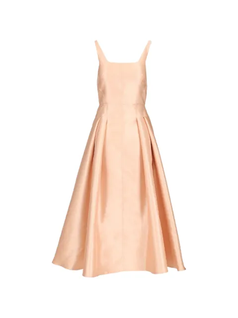 Al Duca D’Aosta 1902 square-neck mikado dress