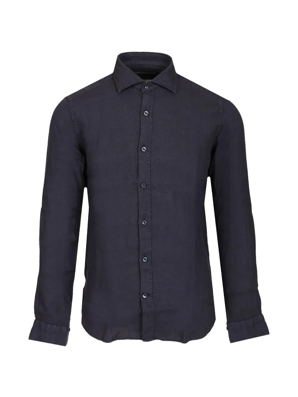Al Duca D’Aosta 1902 linen button-up shirt - Blu