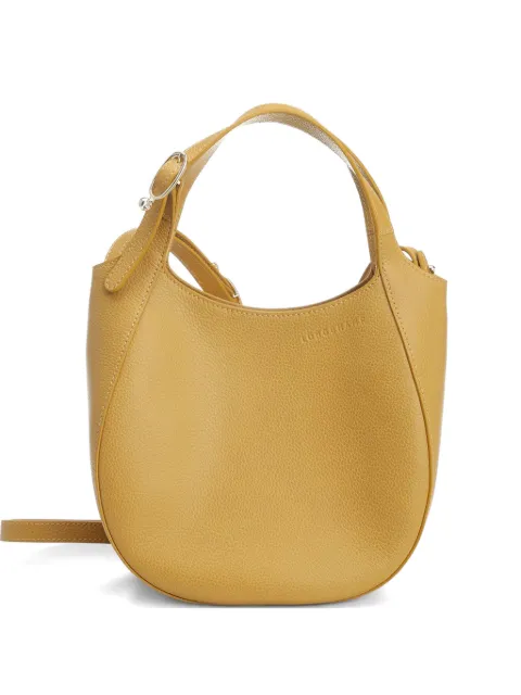 Longchamp small Le Foulonné leather tote bag