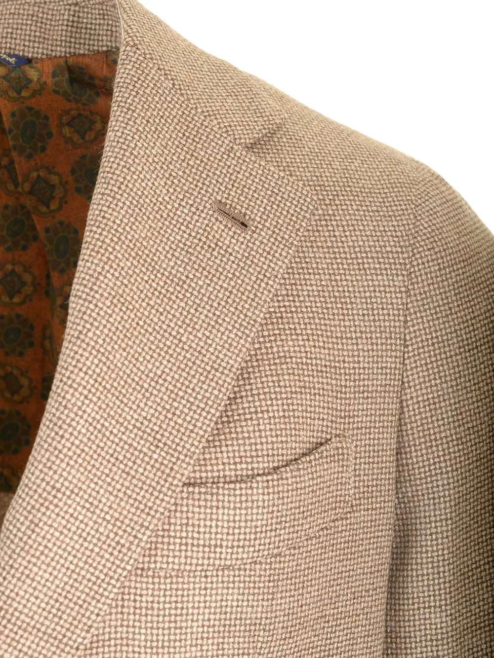 Al Duca D Aosta 1902 Geweven blazer Beige