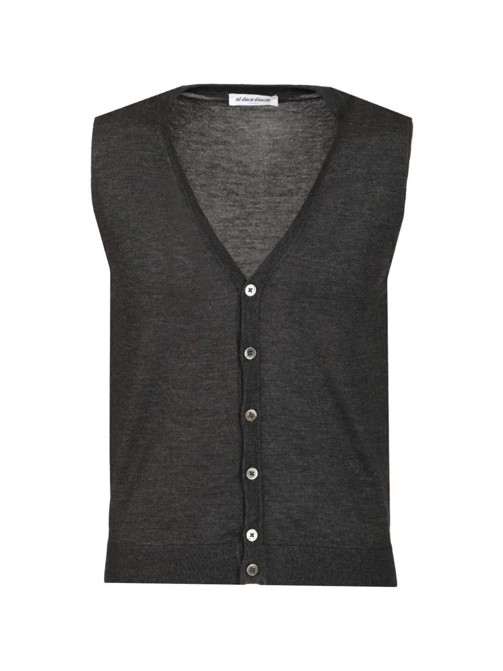 Al Duca D’Aosta 1902 wool vest - Grigio