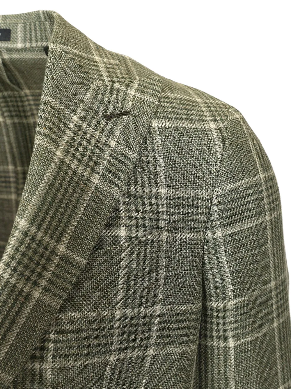 Al Duca D Aosta 1902 Geruite blazer Groen