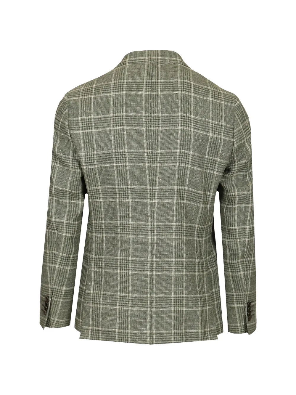Al Duca D Aosta 1902 Geruite blazer Groen