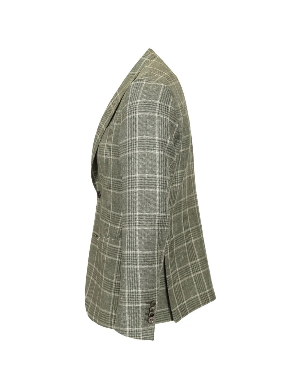 Al Duca D Aosta 1902 Geruite blazer Groen