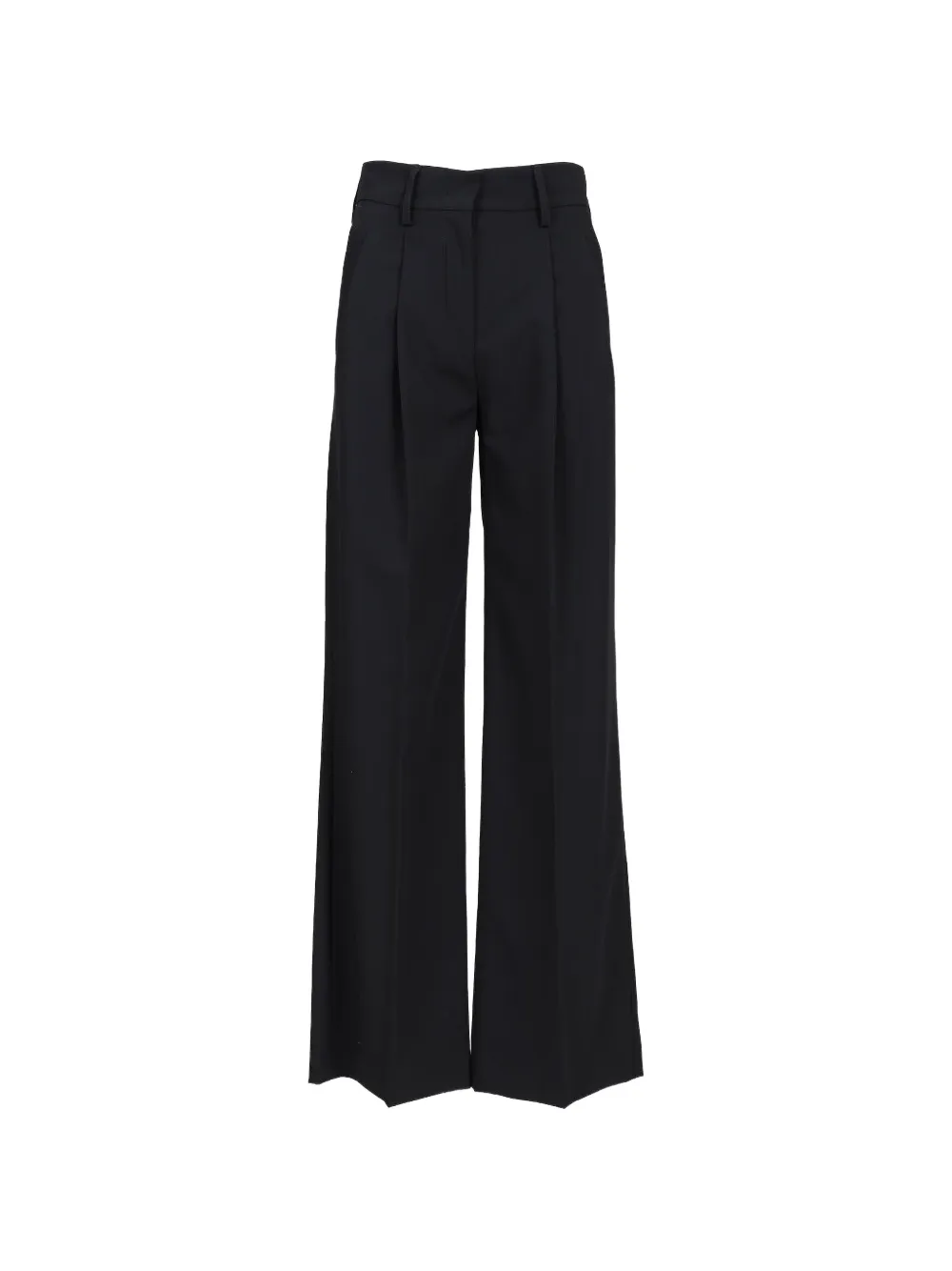 Al Duca D’Aosta 1902 pleated wide-leg trousers - Nero
