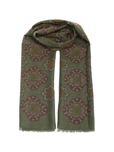 Al Duca D’Aosta 1902 patterned fringed scarf