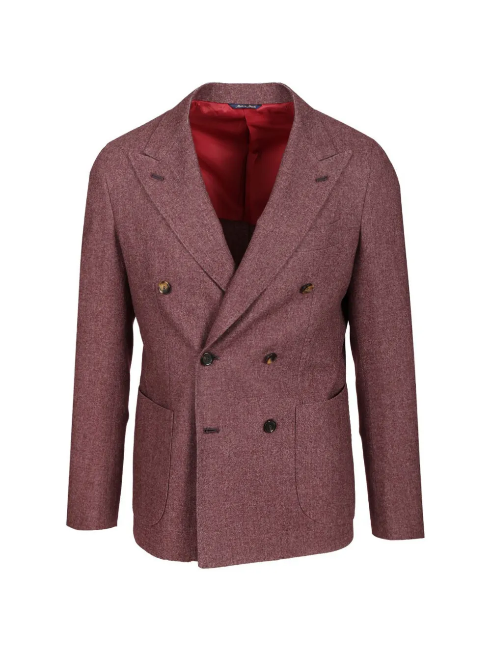 Al Duca D’Aosta 1902 double-breasted peak-lapel blazer - Red