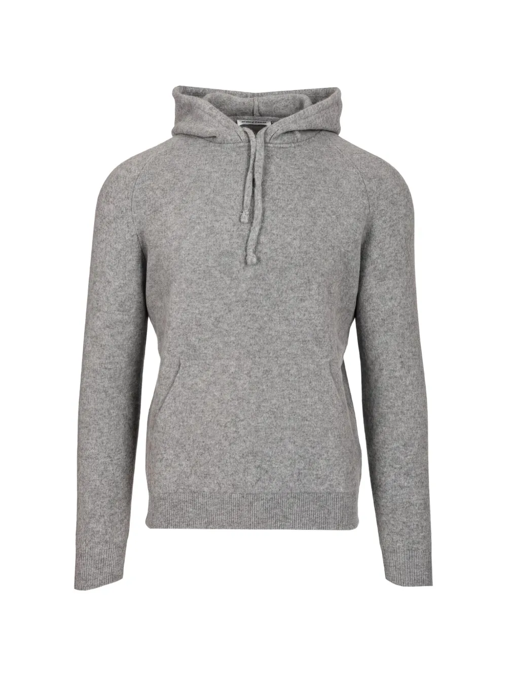 Al Duca D’Aosta 1902 mohair-blend drawstring hoodie - Grau