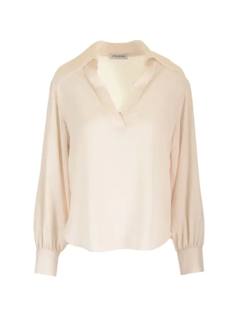Al Duca D’Aosta 1902 long-sleeve V-neck blouse