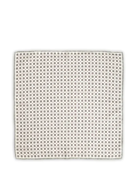 Al Duca D’Aosta 1902 silk reversible pocket square