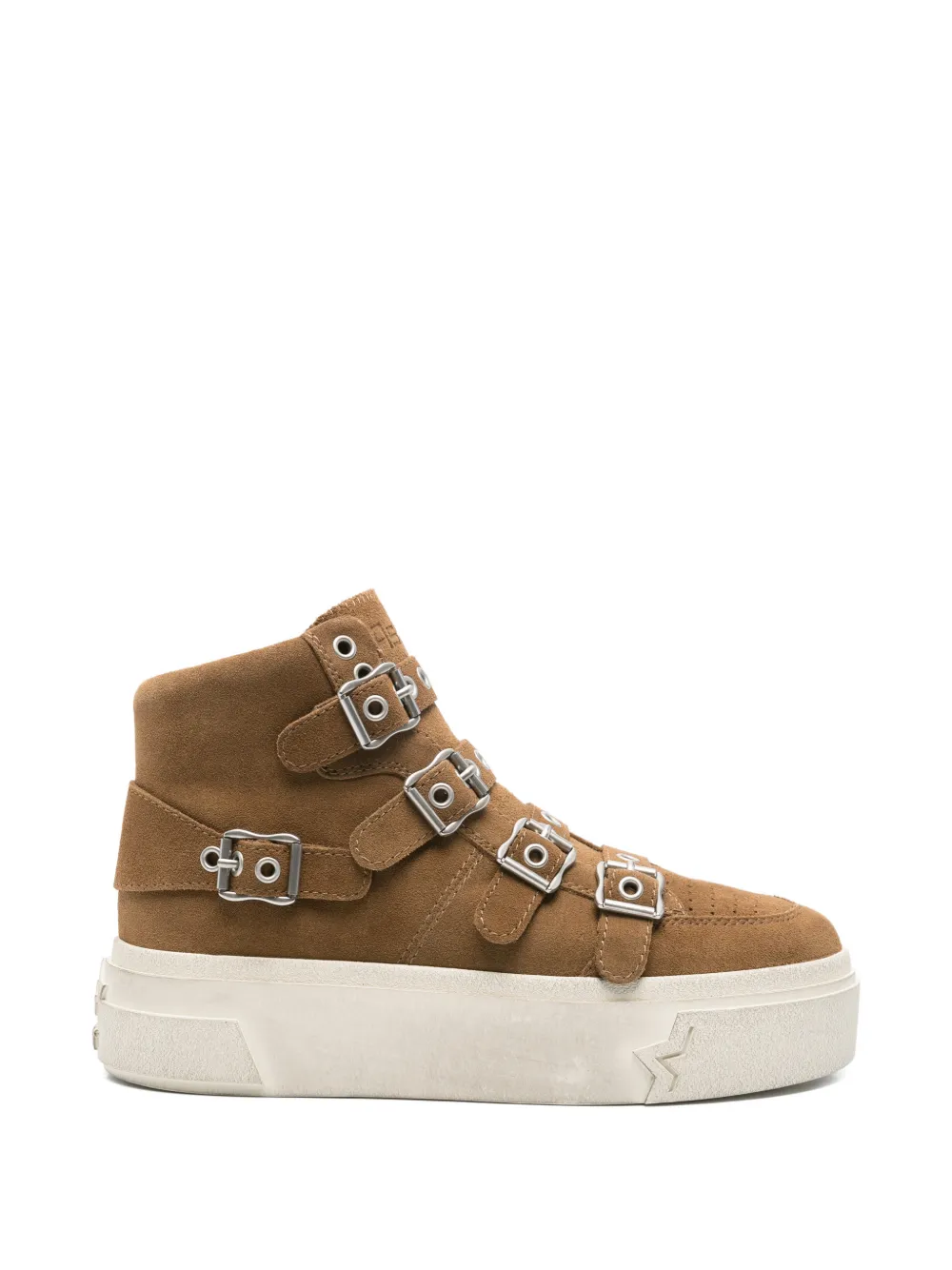 Ash Starmoon buckle-strap sneakers - Marrone