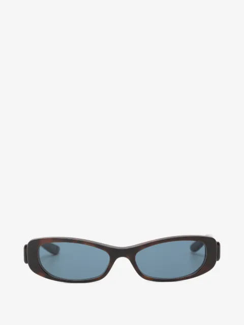Balenciaga lunettes de soleil BB à effet écaille de tortue