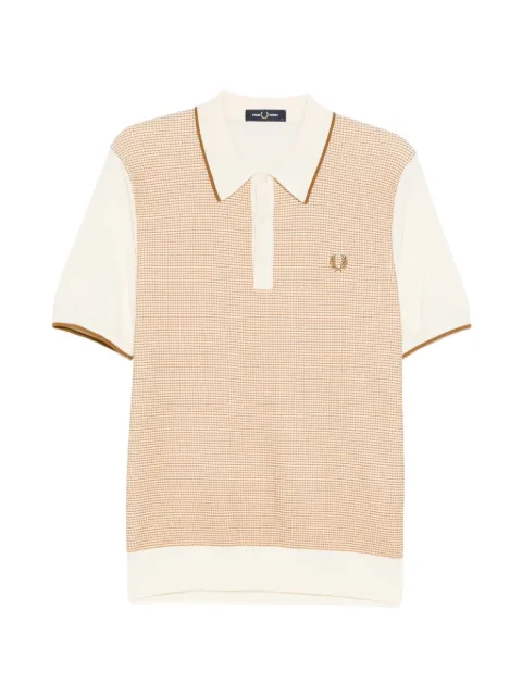 Fred Perry Camisa polo Laurel Wreath de tricô texturizado
