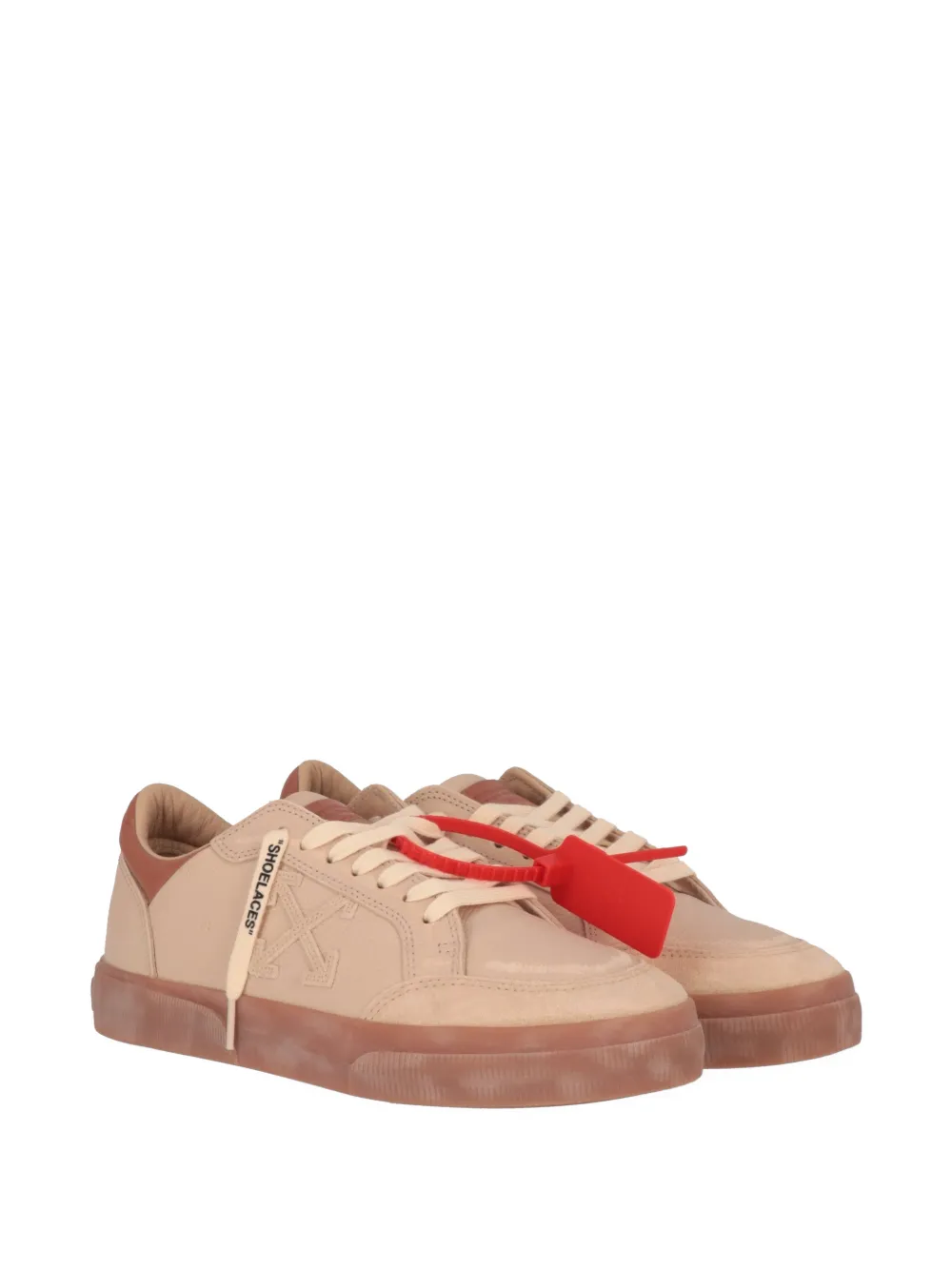 Off-White Arrow-detail sneakers Beige