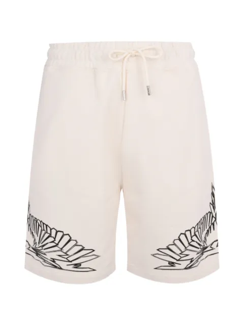 COUNTY OF MILAN graphic-print drawstring shorts