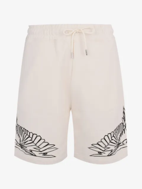 COUNTY OF MILAN graphic-print drawstring shorts