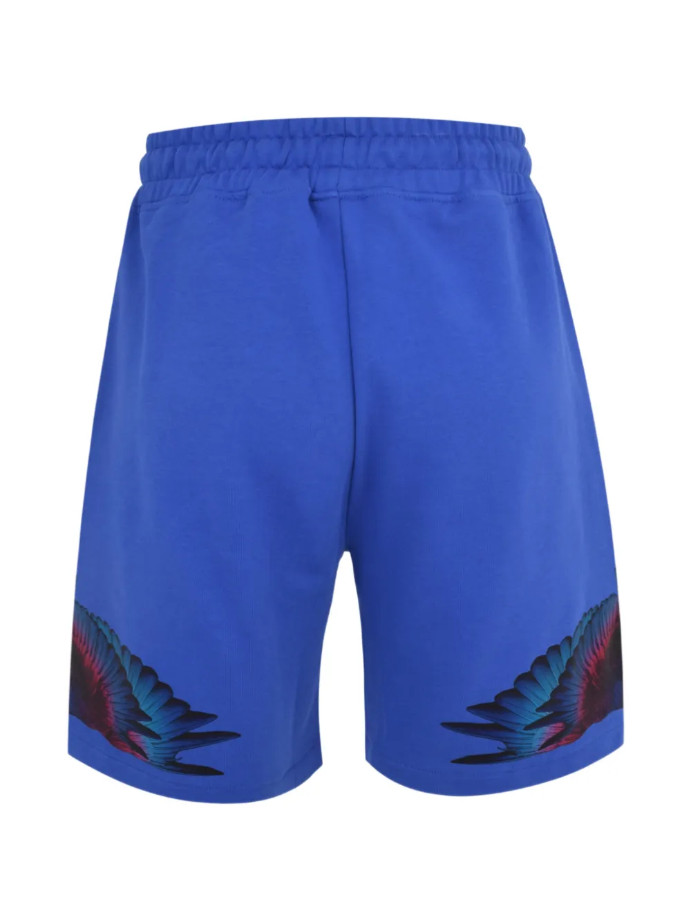 COUNTY OF MILAN Shorts met trekkoord en vleugelprint Blauw