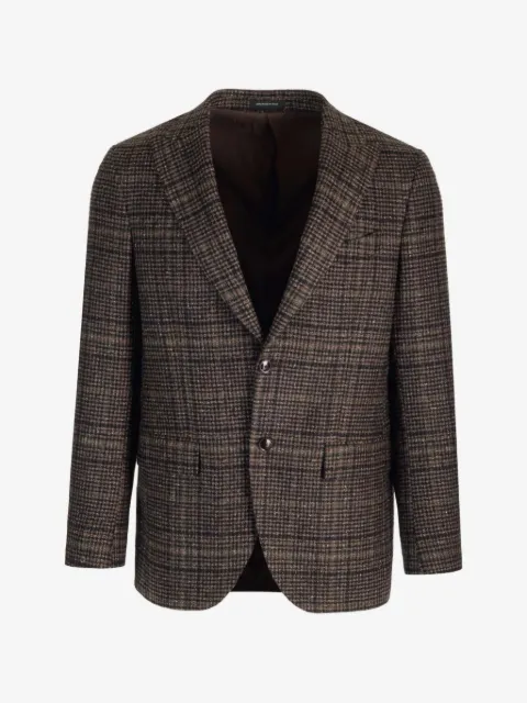 Al Duca D’Aosta 1902 blazer con solapas de pico y cuadros estampados