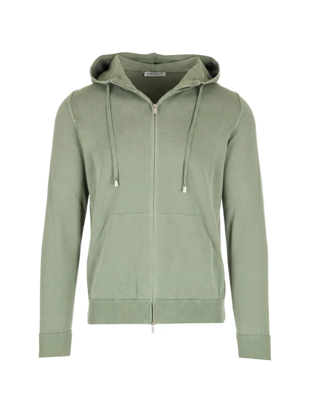 Al Duca D’Aosta 1902 zip-up drawstring hoodie - Verde