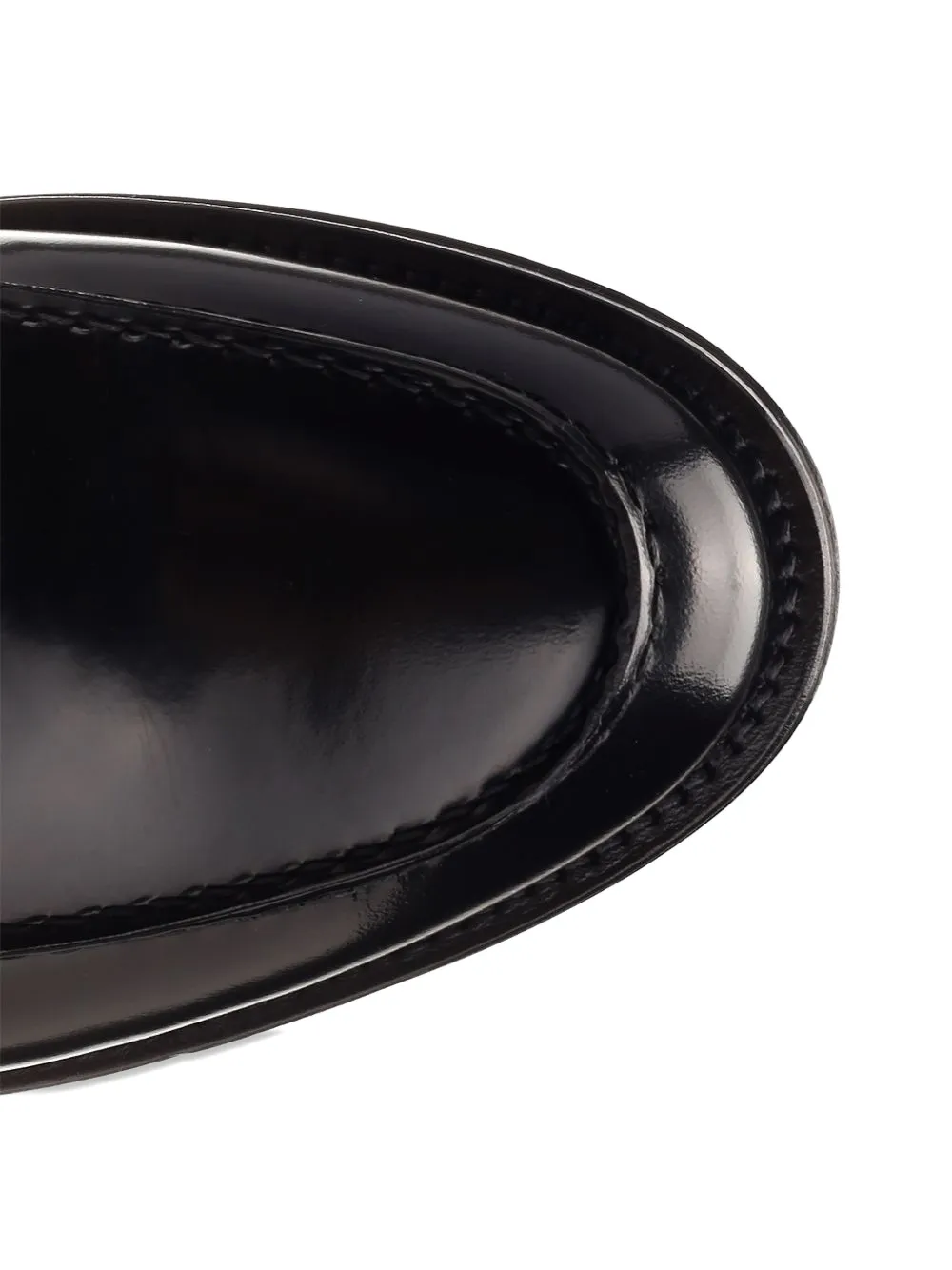 corvari polished penny loafers Zwart