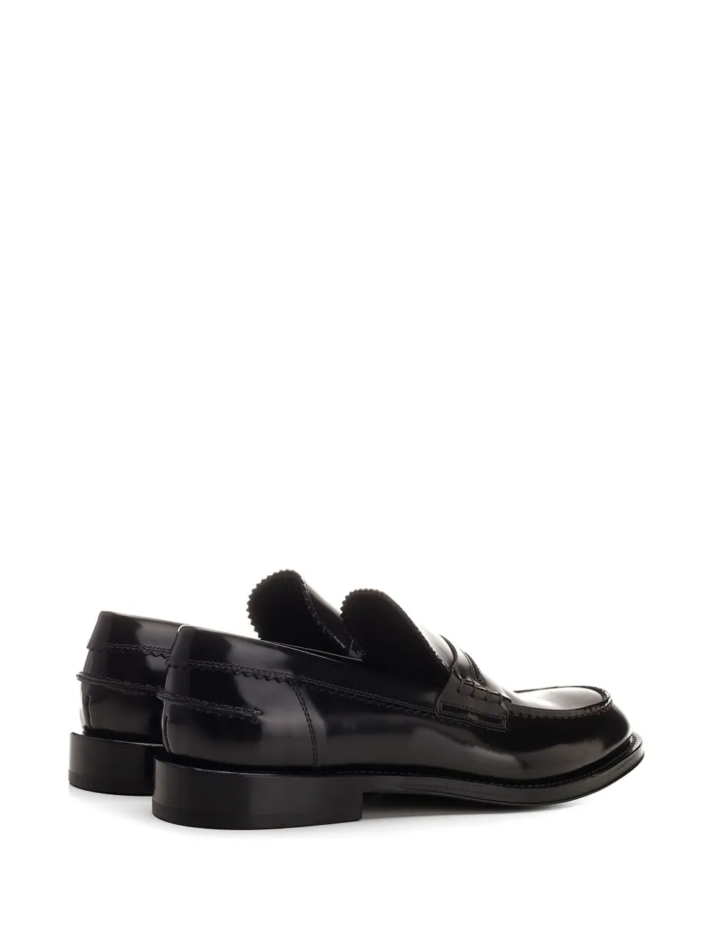 corvari polished penny loafers Zwart