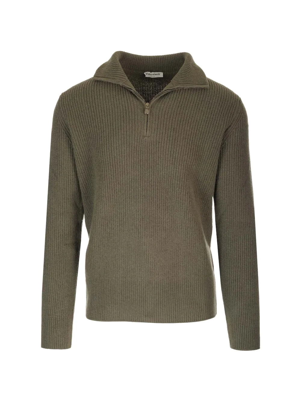 Al Duca D’Aosta 1902 ribbed half-zip sweater - Grün