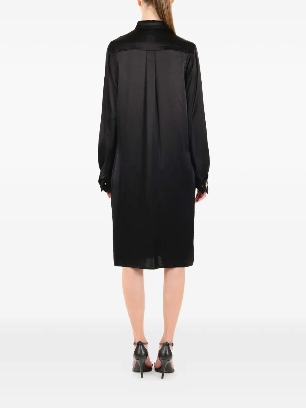 LOEWE Geknoopte midi-jurk Zwart